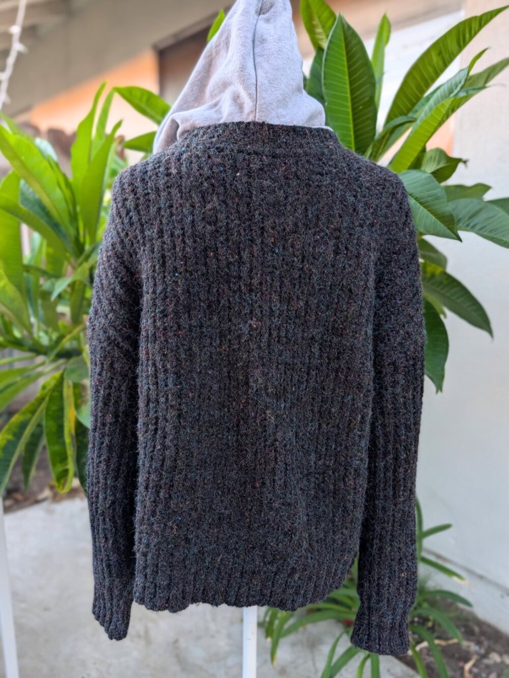 Offline by Aerie speckled knit sweater hoodie size xs VGUC - Picture 6 of 13